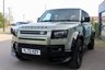 USED 2022 72 LAND ROVER DEFENDER 3.0 D300 MHEV X-Dynamic HSE SUV 5dr Diesel Auto 4WD Euro 6 (s/s) (300 ps) Pangea Green Metallic (890 option), Khaki Interior, Air Suspension Pack (&pound;1615 option), 20" Alloys, Comfort and Convenience Pack (&pound;800 option), Heated and Cooled Electric Memory Seats, Electric Sliding Panoramic Sunroof,  Sat Nav, Rear Spoiler, Privacy Glass, Black Contrast Roof, Black roof Rails, 3D Surround Camera,, 11.4 Infotainment Screen, Keyless Entry/Start, Ambient and Footwell Lighting, Full LCD Instrument Cluster