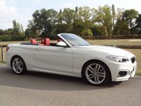 USED 2016 16 BMW 2 SERIES 2.0 220i M Sport Convertible 2dr Petrol Manual Euro 6 (s/s) (184 ps) 41000 MILES WITH FSH  