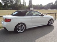 USED 2016 16 BMW 2 SERIES 2.0 220i M Sport Convertible 2dr Petrol Manual Euro 6 (s/s) (184 ps) 41000 MILES WITH FSH  