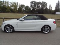 USED 2016 16 BMW 2 SERIES 2.0 220i M Sport Convertible 2dr Petrol Manual Euro 6 (s/s) (184 ps) 41000 MILES WITH FSH  