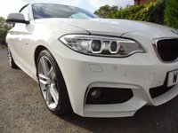 USED 2016 16 BMW 2 SERIES 2.0 220i M Sport Convertible 2dr Petrol Manual Euro 6 (s/s) (184 ps) 41000 MILES WITH FSH  