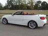 USED 2016 16 BMW 2 SERIES 2.0 220i M Sport Convertible 2dr Petrol Manual Euro 6 (s/s) (184 ps) 41000 MILES WITH FSH  