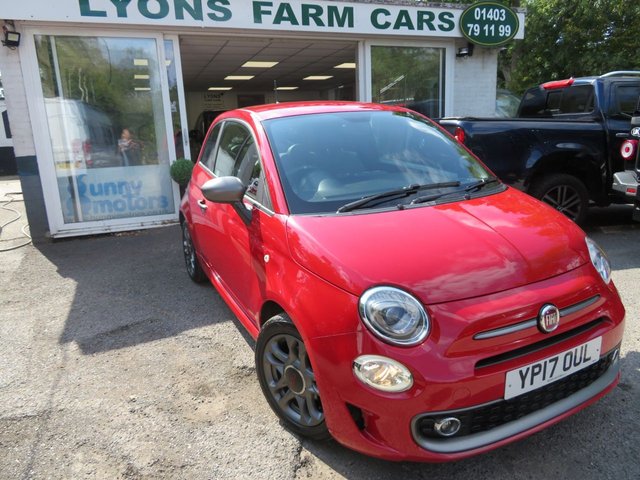 2017 17 Fiat 500 1.2 S (Sport) Hatchback 3dr Petrol Manual Euro 6 (s/s) (69 bhp)