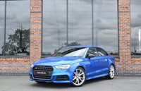 USED 2018 67 AUDI S3 2.0 TFSI Black Edition Saloon 4dr Petrol S Tronic quattro Euro 6 (s/s) (310 ps) ARA BLUE / BLACK EDTION / B&O