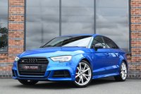 USED 2018 67 AUDI S3 2.0 TFSI Black Edition Saloon 4dr Petrol S Tronic quattro Euro 6 (s/s) (310 ps) ARA BLUE / BLACK EDTION / B&O