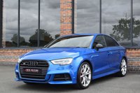 USED 2018 67 AUDI S3 2.0 TFSI Black Edition Saloon 4dr Petrol S Tronic quattro Euro 6 (s/s) (310 ps) ARA BLUE / BLACK EDTION / B&O