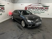 USED 2019 19 AUDI A4 2.0 TFSI 35 S line Saloon 4dr Petrol S Tronic Euro 6 (s/s) (150 ps) 2 keys, heated front seats, NAV
