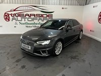 USED 2019 19 AUDI A4 2.0 TFSI 35 S line Saloon 4dr Petrol S Tronic Euro 6 (s/s) (150 ps) 2 keys, heated front seats, NAV