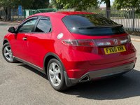USED 2010 60 HONDA CIVIC 1.4 i-VTEC SE Hatchback 5dr Petrol i-Shift (132 g/km, 98 bhp) STUNNING+SH+RED+ECO+PETROL+SEMI-AU