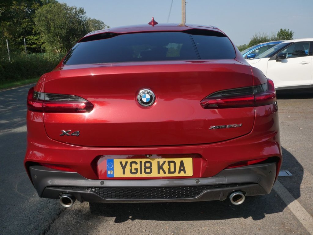 USED 2018 18 BMW X4 2.0 20d M Sport SUV 5dr Diesel Auto xDrive Euro 6 (s/s) (190 ps) NEW SHAPE. FULL BMW HISTORY. &pound;19475 OF EXTRAS FROM NEW