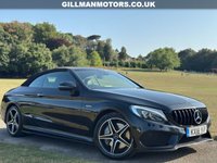 USED 2018 18 MERCEDES-BENZ C-CLASS 3.0 C43 V6 AMG Cabriolet 2dr Petrol G-Tronic+ 4MATIC Euro 6 (s/s) (367 ps) A REAL HEAD TURNER