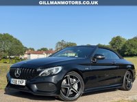 USED 2018 18 MERCEDES-BENZ C-CLASS 3.0 C43 V6 AMG Cabriolet 2dr Petrol G-Tronic+ 4MATIC Euro 6 (s/s) (367 ps) A REAL HEAD TURNER