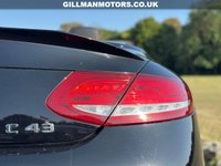 USED 2018 18 MERCEDES-BENZ C-CLASS 3.0 C43 V6 AMG Cabriolet 2dr Petrol G-Tronic+ 4MATIC Euro 6 (s/s) (367 ps) A REAL HEAD TURNER