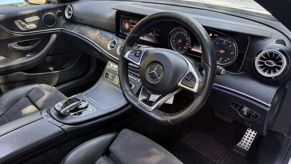USED 2018 18 MERCEDES-BENZ E CLASS 2.0 E220d AMG Line (Premium) G-Tronic+ Euro 6 (s/s) 2dr LOW MILES|PANROOF|CARPLAY|MORE