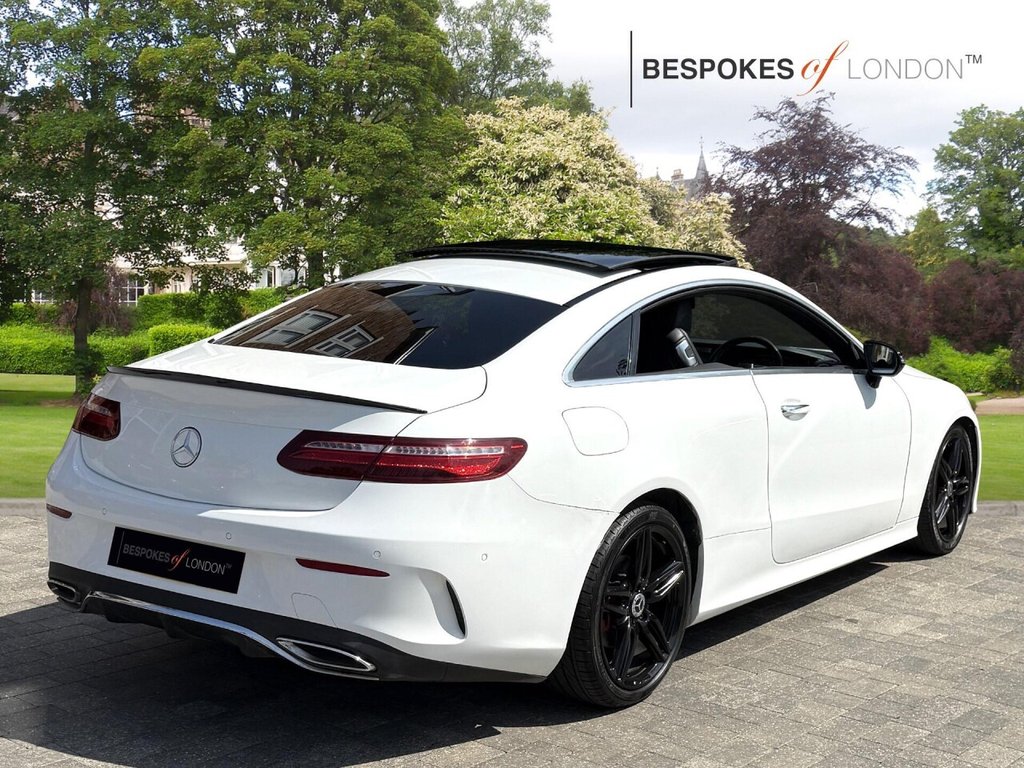 USED 2018 18 MERCEDES-BENZ E CLASS 2.0 E220d AMG Line (Premium) G-Tronic+ Euro 6 (s/s) 2dr LOW MILES|PANROOF|CARPLAY|MORE