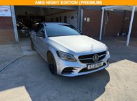 USED 2021 21 MERCEDES-BENZ C-CLASS 2.0 C220d AMG Line Night Edition (Premium) Saloon 4dr Diesel G-Tronic+ Euro 6 (s/s) (194 ps) Full Service History