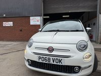USED 2018 68 FIAT 500 1.2 Collezione Fall Hatchback 3dr Petrol Manual Euro 6 (s/s) (69 bhp) Excellent condition