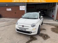 USED 2018 68 FIAT 500 1.2 Collezione Fall Hatchback 3dr Petrol Manual Euro 6 (s/s) (69 bhp) Excellent condition