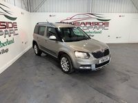 USED 2016 16 SKODA YETI 1.2 TSI SE Outdoor 5dr Petrol DSG Euro 6 (s/s) (110 ps) 2 keys, parking sensors, A/C, AUX