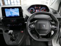 USED 2022 22 PEUGEOT PARTNER 1.5 BLUEHDI 100 BHP 950KG LONG PROFESSIONAL PREMIUM ( SAT NAV ) 1 OWNER | SAT NAV | 3 SEATS | LONG WHEELBASE