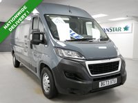 USED 2023 73 PEUGEOT BOXER 335 2.2 BLUEHDI 140 BHP L3 H2 PROFESSIONAL PREMIUM + ( NO VAT ! ) 1 OWNER | SAT NAV | L3 LONG | NO VAT !