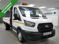 USED 2022 22 FORD TRANSIT 350 RWD 2.0 EBL 130 BHP L4 X- LONG DROPSIDE ( TWIN REAR WHEEL ) 1 OWNER | LOW MILES | L4 X-LONG | RWD