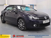 USED 2015 65 VOLKSWAGEN GOLF 2.0 TDI BlueMotion Tech GT Cabriolet 2dr Diesel Manual Euro 5 (s/s) (140 ps) &pound;35 Road Tax, DAB Digital Radio, Front And Rear Parking Sensors