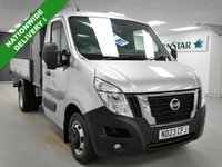 USED 2023 23 NISSAN INTERSTAR 2.3 DCI 145 BHP L3 LONG TEKNA TWIN WHEEL TIPPER ( TOOL POD ) 1 OWNER | AIR CON | SAT NAV | TWIN WHEEL