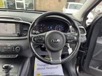 USED 2017 17 KIA SORENTO 2.2 CRDi KX-2 SUV 5dr Diesel Auto AWD Euro 6 (s/s) (197 bhp) ULEZ Compliant | 7 Seats | Sat