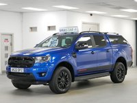 USED 2022 22 FORD RANGER  2.0 EBL 213 BHP STORMTRAK EDITION 4WD AUTOMATIC CANOPY 1 OWNER | SAT NAV | CANOPY | LEATHER !