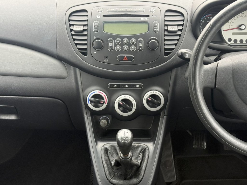 USED 2009 09 HYUNDAI I10 1.2 Classic Hatchback 5dr Petrol Manual Euro 4 (77 bhp) AIR CON+RELIABLE+LADY OWNER