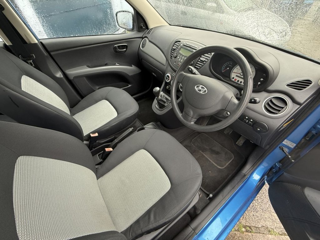USED 2009 09 HYUNDAI I10 1.2 Classic Hatchback 5dr Petrol Manual Euro 4 (77 bhp) AIR CON+RELIABLE+LADY OWNER