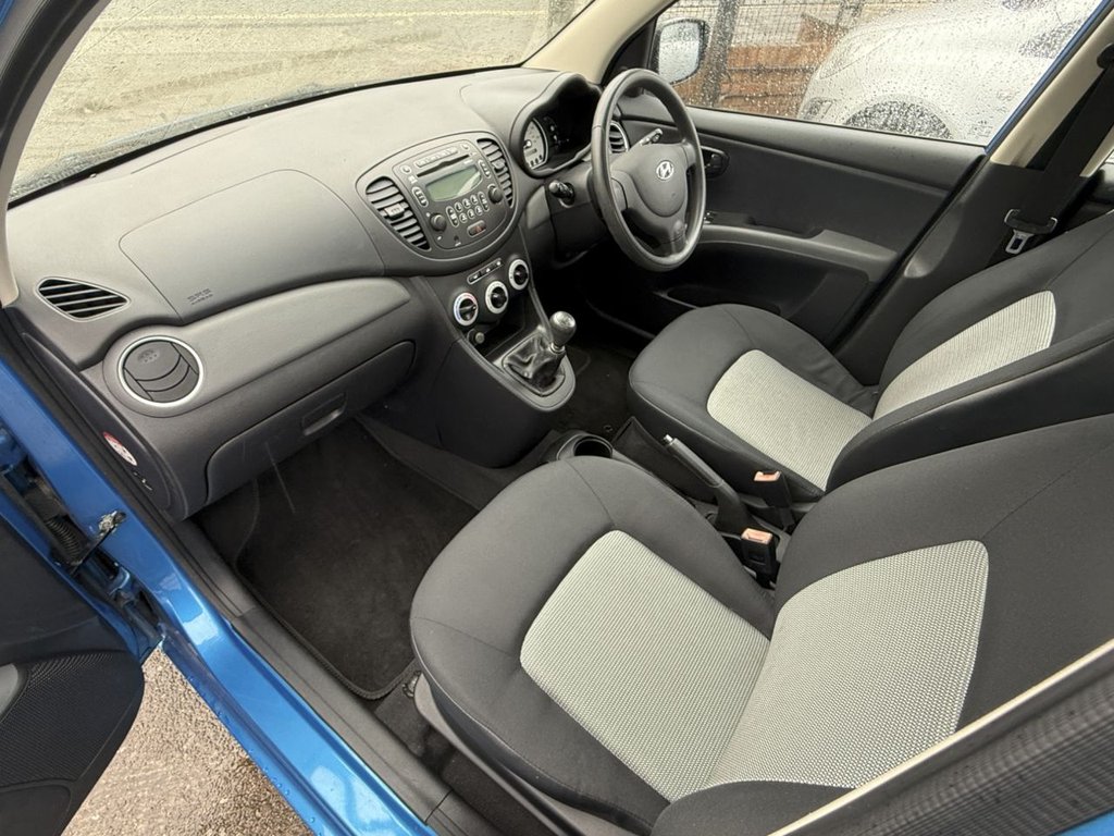 USED 2009 09 HYUNDAI I10 1.2 Classic Hatchback 5dr Petrol Manual Euro 4 (77 bhp) AIR CON+RELIABLE+LADY OWNER