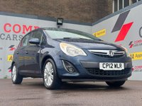 USED 2012 12 VAUXHALL CORSA 1.4 16V Active Hatchback 5dr Petrol Manual Euro 5 (A/C) (100 ps) GROUP 8 INSURANCE, 51.4 MPG!!!