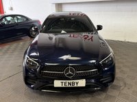USED 2022 22 MERCEDES-BENZ E-CLASS 2.0 E220dh MHEV AMG Line Night Edition (Premium Plus) Saloon 4dr Diesel Hybrid G-Tronic+ Euro 6 (s/s) (220 ps) NAUTIC BLUE+20" MULTI SPOKE ALLOYS