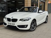 USED 2020 20 BMW 2 SERIES 1.5 218i GPF Sport Convertible 2dr Petrol Auto Euro 6 (s/s) (136 ps) ELECTRIC SEATS / COMFORT ACCESS