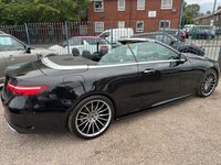 USED 2017 67 MERCEDES-BENZ E-CLASS 2.0 E220d AMG Line (Premium) Cabriolet 2dr Diesel G-Tronic+ Euro 6 (s/s) (194 ps) BIG SPEC CAR, 19 IN ALLOYS, F.M.S.H, SAT NAV, MEGA VALUE, AIR SCARF, BIG DASH