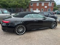 USED 2017 67 MERCEDES-BENZ E-CLASS 2.0 E220d AMG Line (Premium) Cabriolet 2dr Diesel G-Tronic+ Euro 6 (s/s) (194 ps) BIG SPEC CAR, 19 IN ALLOYS, F.M.S.H, SAT NAV, MEGA VALUE, AIR SCARF, BIG DASH