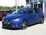 USED 2018 18 SEAT IBIZA 1.5 TSI EVO FR Hatchback 5dr Petrol Manual Euro 6 (s/s) (150 ps) Finished in MYSTERY BLUE METALLIC with contrasting GREY TRIM SPORTS SEATS. This great looking hatch has sharp handling, well built and comfortable interior. SEAT has a strong track record when it comes to building quality hatchbacks and this is one of the best on sale today. Features include, Sat Nav, DAB Radio, B/Tooth, Park sensors, Tinted Rear windows, 18" Alloys and much more. Dealer serviced at 4039 miles, 7428 miles, 8239 miles, 16452 miles, 29189 miles and at 42232 miles.