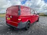 USED 2016 16 MERCEDES-BENZ VITO 1.6 109CDI - Striking red Vito with black alloys, fully converted 6-door day-van! Features a pull-out double sofa/bed, fold-away rear table, under-seat storage, rear lighting & power outlets, plus a Sterling ProPower Q-Wave inverter for 240V use on the go.  Inside you get Bluetooth & AUX, Sat Nav, reversing camera, and a 6-speed manual for smooth, efficient driving.  A versatile, stylish and practical day-van — ideal for work, weekends away or everyday use. 