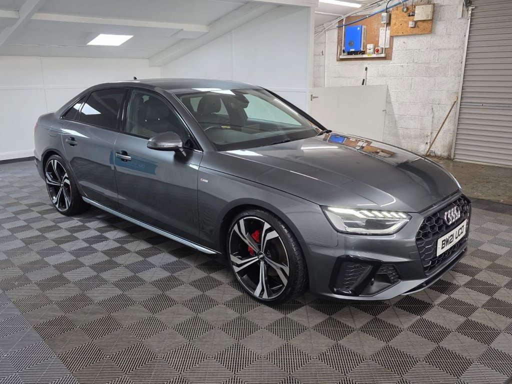 USED 2021 21 AUDI A4 2.0 TDI 35 S line Saloon 4dr Diesel S Tronic Euro 6 (s/s) (163 ps) Sensors - Bluetooth - SatNav!