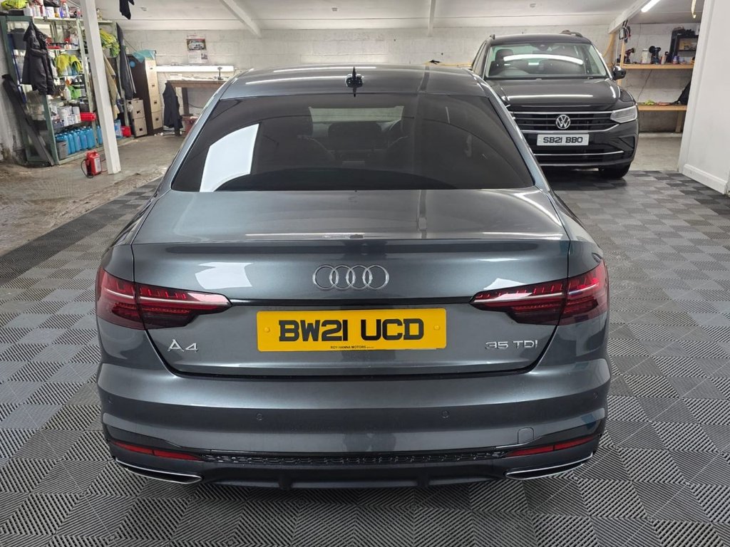 USED 2021 21 AUDI A4 2.0 TDI 35 S line Saloon 4dr Diesel S Tronic Euro 6 (s/s) (163 ps) Sensors - Bluetooth - SatNav!