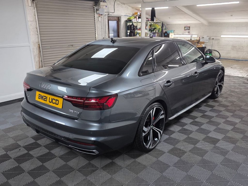 USED 2021 21 AUDI A4 2.0 TDI 35 S line Saloon 4dr Diesel S Tronic Euro 6 (s/s) (163 ps) Sensors - Bluetooth - SatNav!