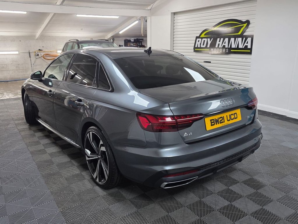 USED 2021 21 AUDI A4 2.0 TDI 35 S line Saloon 4dr Diesel S Tronic Euro 6 (s/s) (163 ps) Sensors - Bluetooth - SatNav!