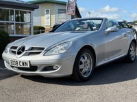 USED 2008 08 MERCEDES-BENZ SLK 1.8 SLK200 Kompressor Convertible 2dr Petrol Automatic (211 g/km, 163 bhp) Low mileage, 3 owners from new, black leather seats, a full service history, immaculate condition.
