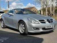 USED 2008 08 MERCEDES-BENZ SLK 1.8 SLK200 Kompressor Convertible 2dr Petrol Automatic (211 g/km, 163 bhp) Low mileage, 3 owners from new, black leather seats, a full service history, immaculate condition.
