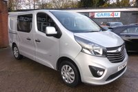 USED 2017 17 VAUXHALL VIVARO 1.6 CDTi 2900 BiTurbo Sportive Crew Van Double Cab 5dr Diesel Manual L1 H1 Euro 6 (s/s) (6 Seat) (125 ps) 