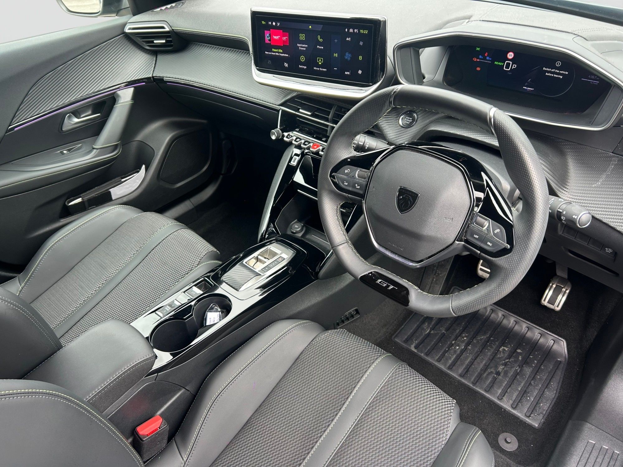 USED 2024 24 PEUGEOT E-2008 50kWh GT SUV 5dr Electric Auto (7kW Charger) (136 ps) SUV