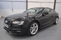 USED 2013 63 AUDI A5 2.0 TDI S line Coupe 2dr Diesel S Tronic quattro Euro 5 (s/s) (177 ps) Satalite Navigation - DAB Digital Radio- Bang and Olufsen Sound System - Parking Sensors