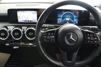 USED 2019 19 MERCEDES-BENZ A-CLASS 1.5 A180d SE Hatchback 5dr Diesel 7G-DCT Euro 6 (s/s) (116 ps) ***CRUISE CONTROL SATNAV & DUAL BLUETOOTH INTERFACE***MBUX TOUCHSCREEN MULTIMEDIA DISPLAY & DIGITAL MULTIFUNCTION INSTRUMENT DISPLAY***REAR CAMERA WITH PARKING GUIDELINES***AIRCON HALF LEATHER AUTO LIGHTS & DAB RADIO***FULL SERVICE HISTORY LOW MILEAGE AUTOMATIC***